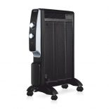 Haeger MH-15B.007A calefactor eléctrico Interior Negro/Acero 1500 W