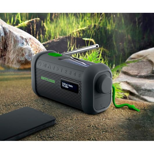 Muse MH-08MB Negro / Radio Portátil Solar 5 Muse MH-08MB Negro / Radio Portátil Solar