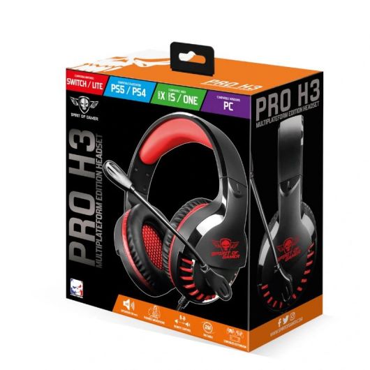 Spirit of Gamer Pro-H3 Multiplataforma Rojo 4 Spirit of Gamer Pro-H3 Multiplataforma Rojo