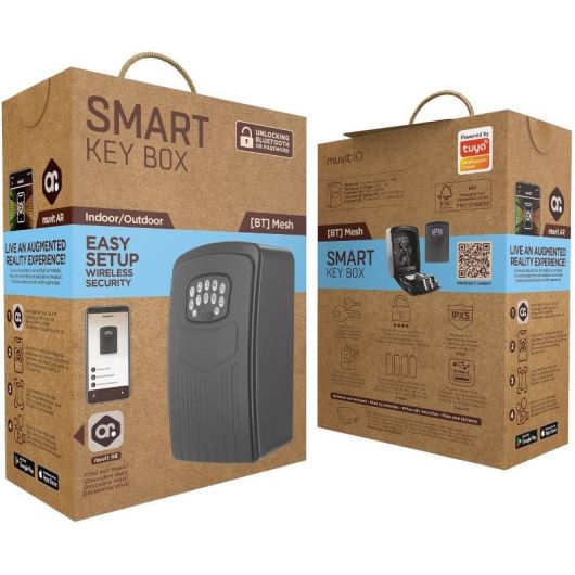 Caja de llaves inalámbrica Muvit IO MIOSKB001 para Interior/Exterior 5 Caja de llaves inalámbrica Muvit IO MIOSKB001 para Interior/Exterior