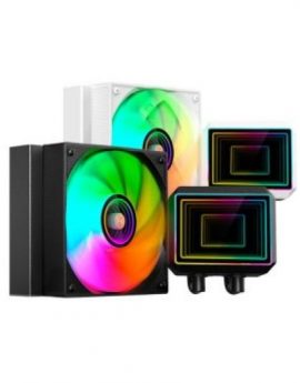 Mars Gaming ML-TWO120 Refrigeración Líquida AiO 300W TDP 1x Ventilador 120mm ArGB Negro