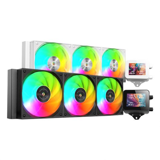 Mars Gaming ML-VISION360 Refrigeración Líquida AiO TDP 600W 3 Ventiladores ARGB Pantalla LCD Negro 3 Mars Gaming ML-VISION360 Refrigeración Líquida AiO TDP 600W 3 Ventiladores ARGB Pantalla LCD Negro
