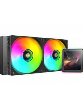 Mars Gaming Ml-visionpro240 Refrigeración Líquida Aio Tdp 500w 2x Ventiladores Argb Pantalla Negro