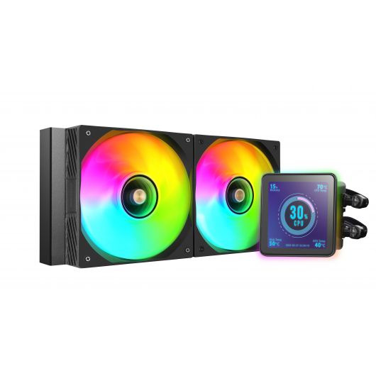 Mars Gaming Ml-visionpro240 Refrigeración Líquida Aio Tdp 500w 2x Ventiladores Argb Pantalla Negro 3 Mars Gaming Ml-visionpro240 Refrigeración Líquida Aio Tdp 500w 2x Ventiladores Argb Pantalla Negro