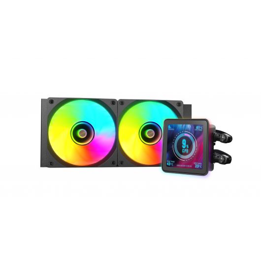 Mars Gaming Ml-visionpro240 Refrigeración Líquida Aio Tdp 500w 2x Ventiladores Argb Pantalla Negro 4 Mars Gaming Ml-visionpro240 Refrigeración Líquida Aio Tdp 500w 2x Ventiladores Argb Pantalla Negro