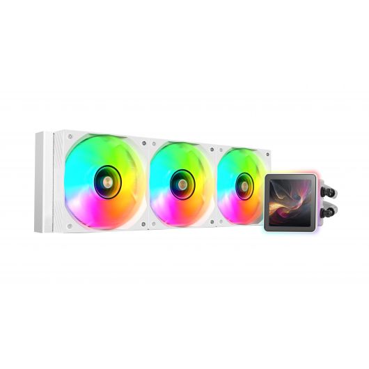 Mars Gaming Ml-visionpro360 Refrigeración Líquida Aio Tdp 600w 3x Ventiladores Argb Pantalla Blanco