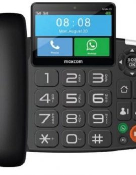 Teléfono Inalámbrico Maxcom MM42D 4G/ Negro
