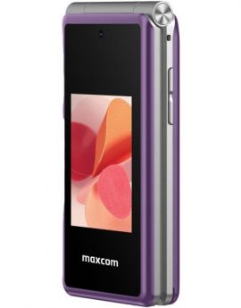 Maxcom Teléfono Móvil MM835 4G Dual SIM Púrpura Reacondicionado
