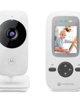 Vigilabebés Motorola MBP481 2’ LCD color - modo eco y visión nocturna - Blanco