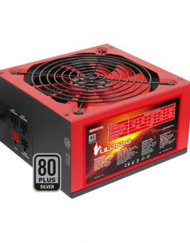 Mars Gaming MPVU750 unidad de fuente de alimentación 750 W 20+4 pin ATX Negro/Rojo