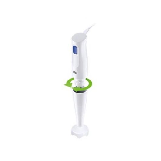 Batidora de Mano Braun Minipimer 1 MQ10 Batidora de Mano Braun Minipimer 1 MQ10.000PWH Motor 450W Apto para Lavavajillas