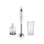 Braun MultiQuick 1 Batidora de Mano 450W Accesorio Picadora 350ml Vaso Medidor 600ml Blanco