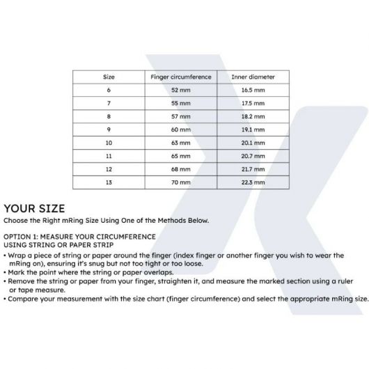 Anillo Inteligente Maxcom MR100 Talla 8/57/ Ø18 Anillo Inteligente Maxcom MR100 Talla 8/57/ Ø18.2mm/ Notificaciones/ Frecuencia Cardíaca/ Plata