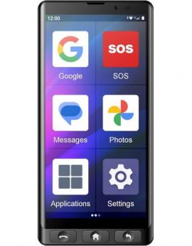 Maxcom MS601 Smartphone para personas mayores Android 14 de 64 GB Reacondicionado