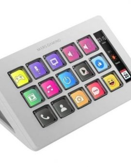 Stream Deck Slim Mars Gaming MSD-ONE/ 15 Teclas LCD/ Blanco