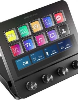 Stream Deck Mars Gaming MSD-PRO/ 10 Teclas LCD + 4 Diales Personalizables/ Negro