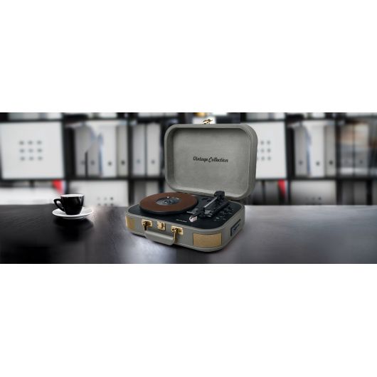 Muse MT-201 BTG Light Grey / Tocadiscos Con Altavoces Gris Claro 4 Muse MT-201 BTG Light Grey / Tocadiscos Con Altavoces Gris Claro