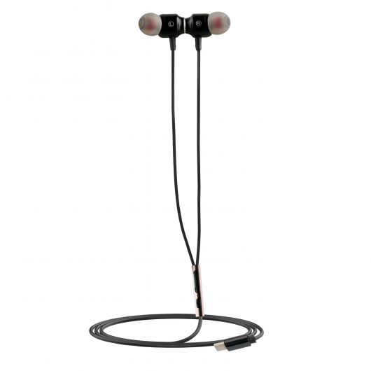 Muvit M1C Auriculares Estéreo Magnéticos USB Tipo C Negros 2 Muvit M1C Auriculares Estéreo Magnéticos USB Tipo C Negros