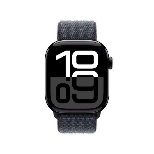 Apple Watch Series 10/ GPS/ 42mm/ Caja de Aluminio Negro Azabache / Correa Loop Deportiva Tinta 2 Apple Watch Series 10/ GPS/ 42mm/ Caja de Aluminio Negro Azabache / Correa Loop Deportiva Tinta