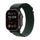 Apple Watch Ultra 2/ GPS/ Cellular/ 49mm/ Caja de Titanio Negro / Correa Loop Alpine Verde Oscuro Mediana