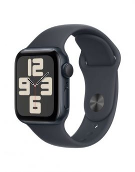 Apple Watch SE 3rd V2/ GPS/ 40mm/ Caja de Aluminio Medianoche/ Correa Deportiva Medianoche M/L