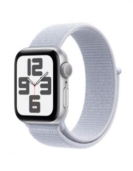 Apple Watch SE 3rd V2/ GPS/ 40mm/ Caja de Aluminio/ Correa Loop Deportiva Azul Nube