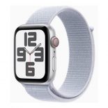 Apple Watch SE GPS + Cellular 44mm Caja de Aluminio Plata con Correa Loop Deportiva Azul Nube