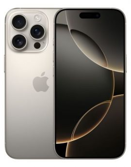 Smartphone Apple iPhone 16 Pro 256GB/ 6.3'/ 5G/ Titanio Natural