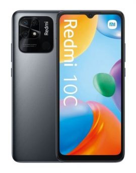 Smartphone Xiaomi Redmi 10C NFC 3GB/ 64GB/ 6.71'/ Gris Grafito