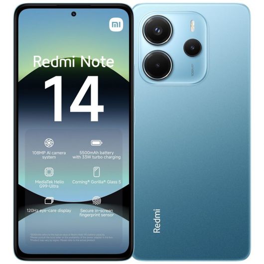 Smartphone Xiaomi Redmi Note 14 6 - 128GB azul