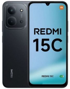 Smartphone Xiaomi Redmi 15C 4GB/ 128GB/ 6.9'/ Negro