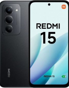Smartphone Xiaomi Redmi 15 6GB/ 128GB/ 6.9'/ Negro
