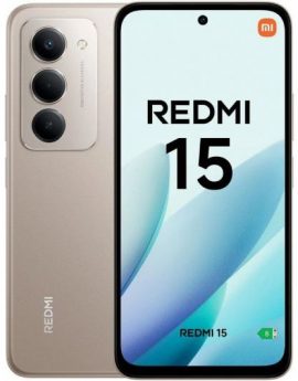 Smartphone Xiaomi Redmi 15 6GB/ 128GB/ 6.9'/ Gris