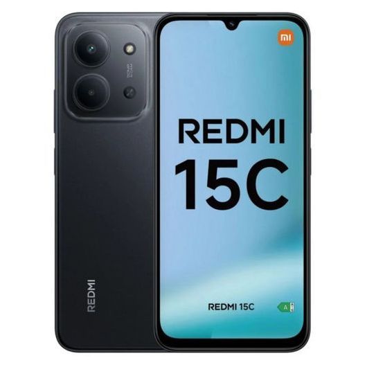 Smartphone Xiaomi Redmi 15C NFC 6.90’ 4G HD+ Dualsim 4GB/256GB Midnight Black