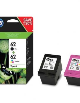Cartucho de Tinta Original HP nº62 Multipack/ Negro/ Tricolor