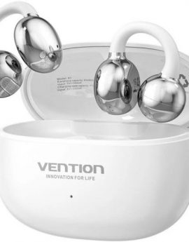 Auriculares Bluetooth Vention Echo Clip A11 Pro con estuche de carga/ Autonomía 6h/ Blancos