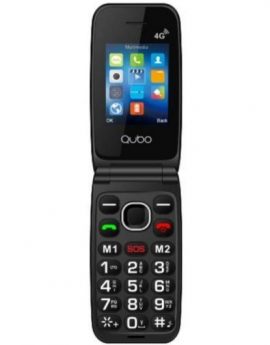 Teléfono Móvil Qubo NEO2 NW BK 4G para Personas Mayores/ Negro