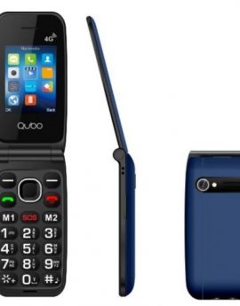 Teléfono Móvil Qubo NEONW-BL 4G para Personas Mayores/ Azul