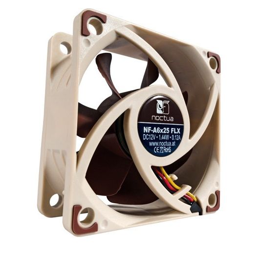 NOCTUA NF-A6X25 FLX Ventilador 60x60x25mm 2 NOCTUA NF-A6X25 FLX Ventilador 60x60x25mm