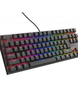 Genesis Thor 303 TKL Teclado Gaming mecánico RGB Negro Switch Peach Silen Hot Swap