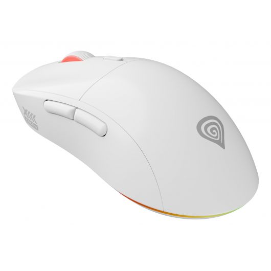Genesis Zircon XIII Ratón Gaming Ambidextro RF Wireless + USB-C Óptico 26000 DPI Blanco