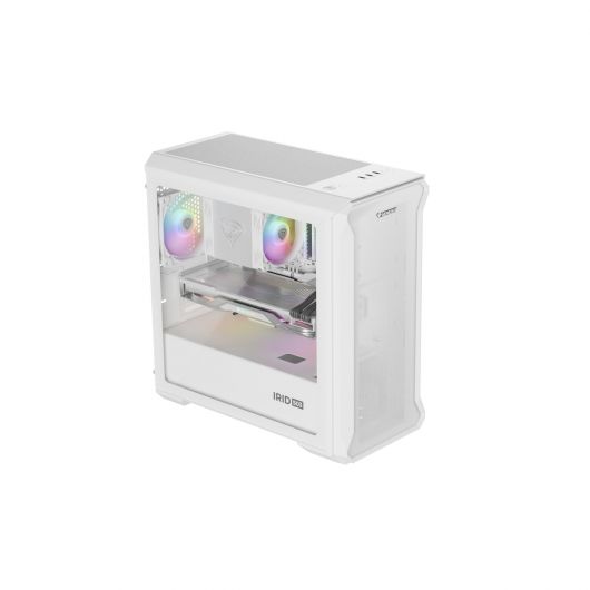 GENESIS Irid 503 Mini Tower Transparente/Blanco 4 GENESIS Irid 503 Mini Tower Transparente/Blanco