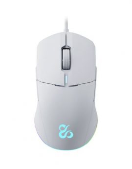 Newskill Gaming Chiron Ratón Gaming Ambidextro USB-A Óptico 8000 DPI Blanco