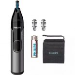 Perfilador Philips Nose Trimmer 3650 Serie 3000/ con Pila/ 3 Accesorios