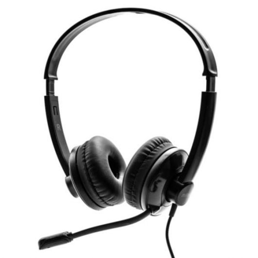 Nilox Auriculares USB 2.0 con Micrófono para PC Negros