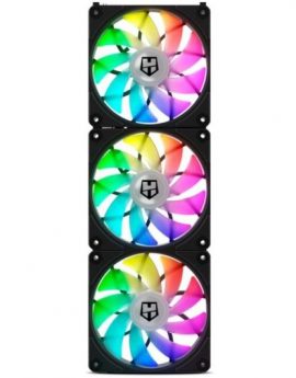 Pack 3 Ventiladores Nox Easy Link/ ARGB/ 12cm