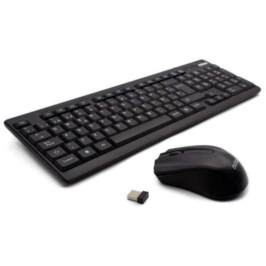 Nilox Combo Teclado + Ratón Inalámbricos Negro 2 Nilox Combo Teclado + Ratón Inalámbricos Negro