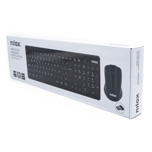 Nilox Combo Teclado + Ratón Inalámbricos Negro 6 Nilox Combo Teclado + Ratón Inalámbricos Negro