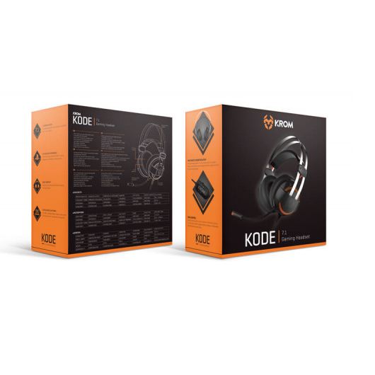 Krom Kode Auriculares Diadema Negro 10 Krom Kode Auriculares Diadema Negro