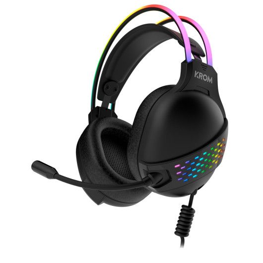 Krom Klaim Auriculares Diadema USB tipo A Negro 2 Krom Klaim Auriculares Diadema USB tipo A Negro